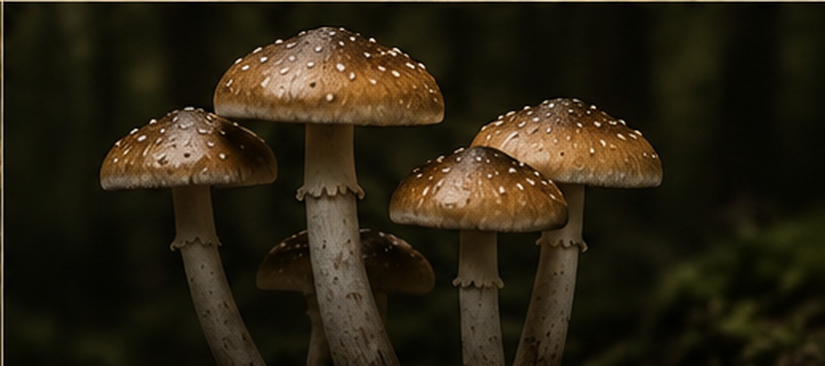 Mushrooms in nature